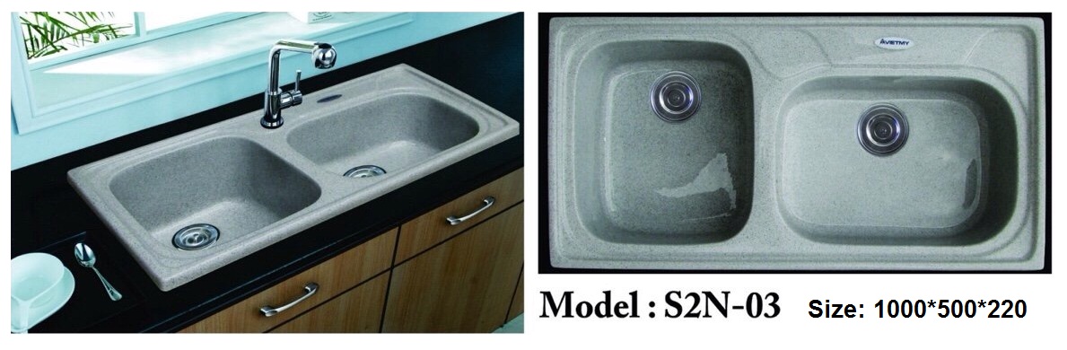 Chậu đá nhân tạo Việt Mỹ S2N-03
